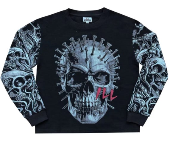Ill Studio Screw Skull Thermal Black