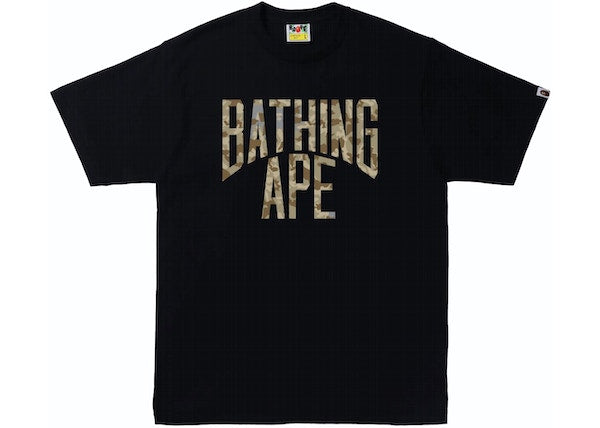 BAPE Sand Camo NYC Logo Tee Black/Beige