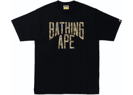 BAPE Sand Camo NYC Logo Tee Black/Beige