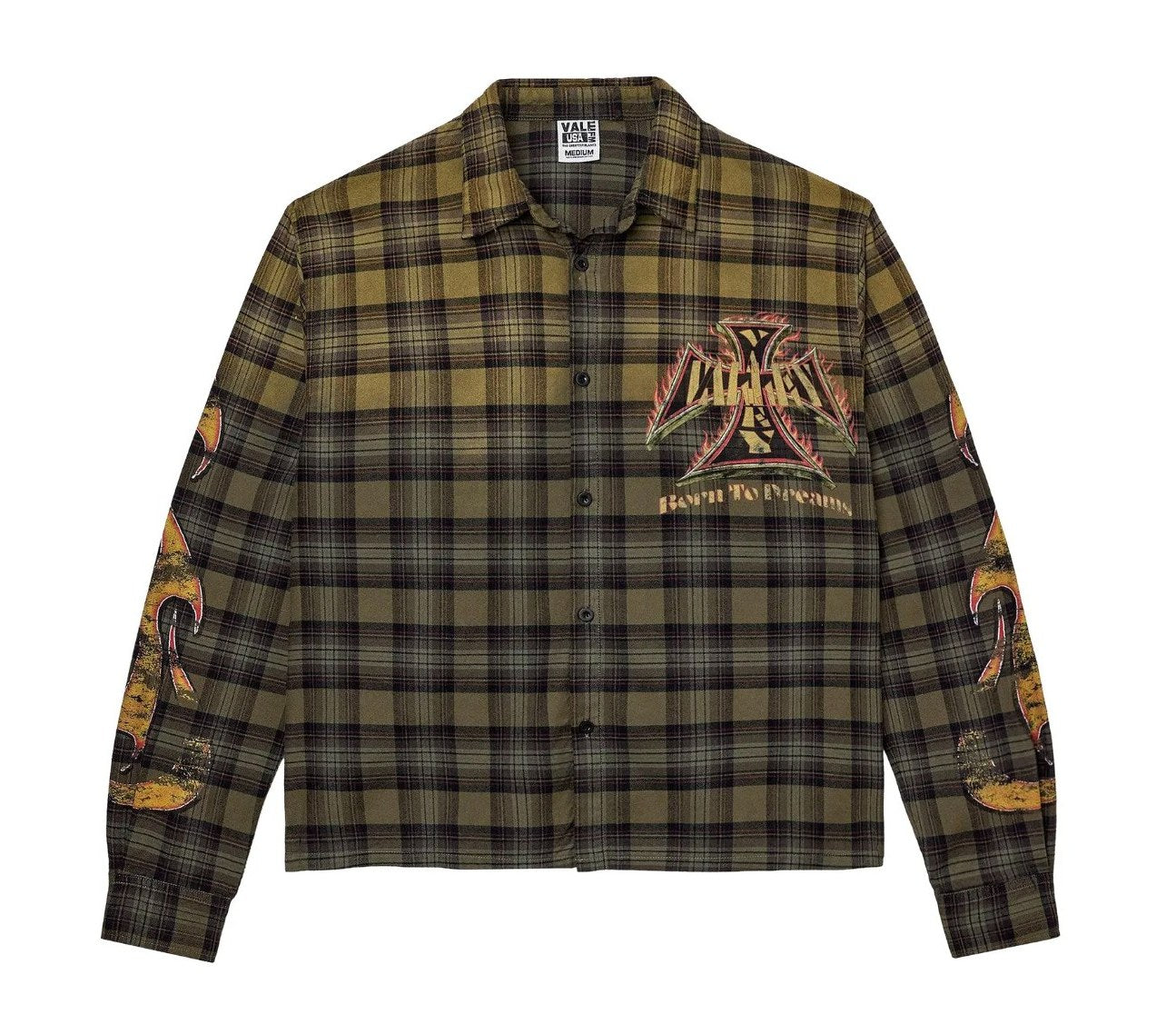 Vale Forever Reborn Flannel Green