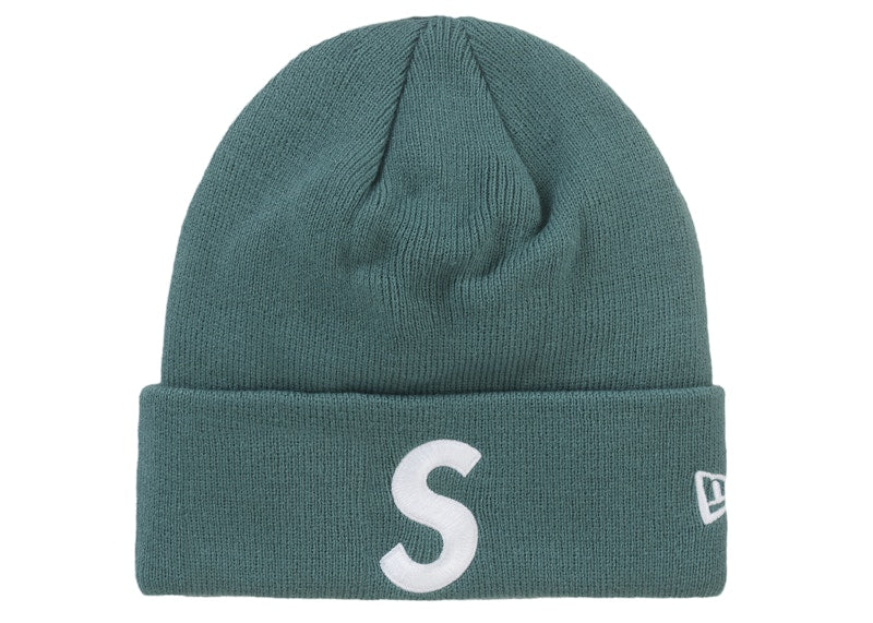 Supreme New Era S Logo Beanie (FW24) Green