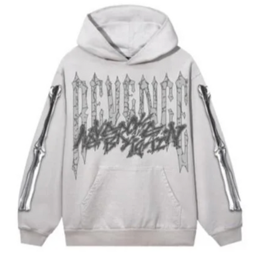 Revenge Chromed Out Cement Hoodie Cement