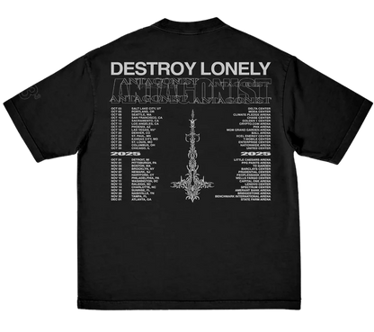 Destroy Lonely xMirror Girls Tee Black