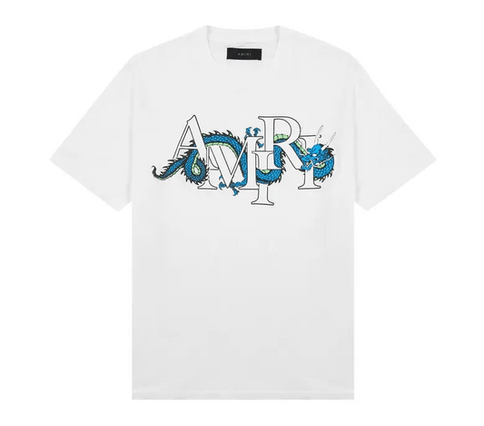 Amiri CNY Dragon Tee White