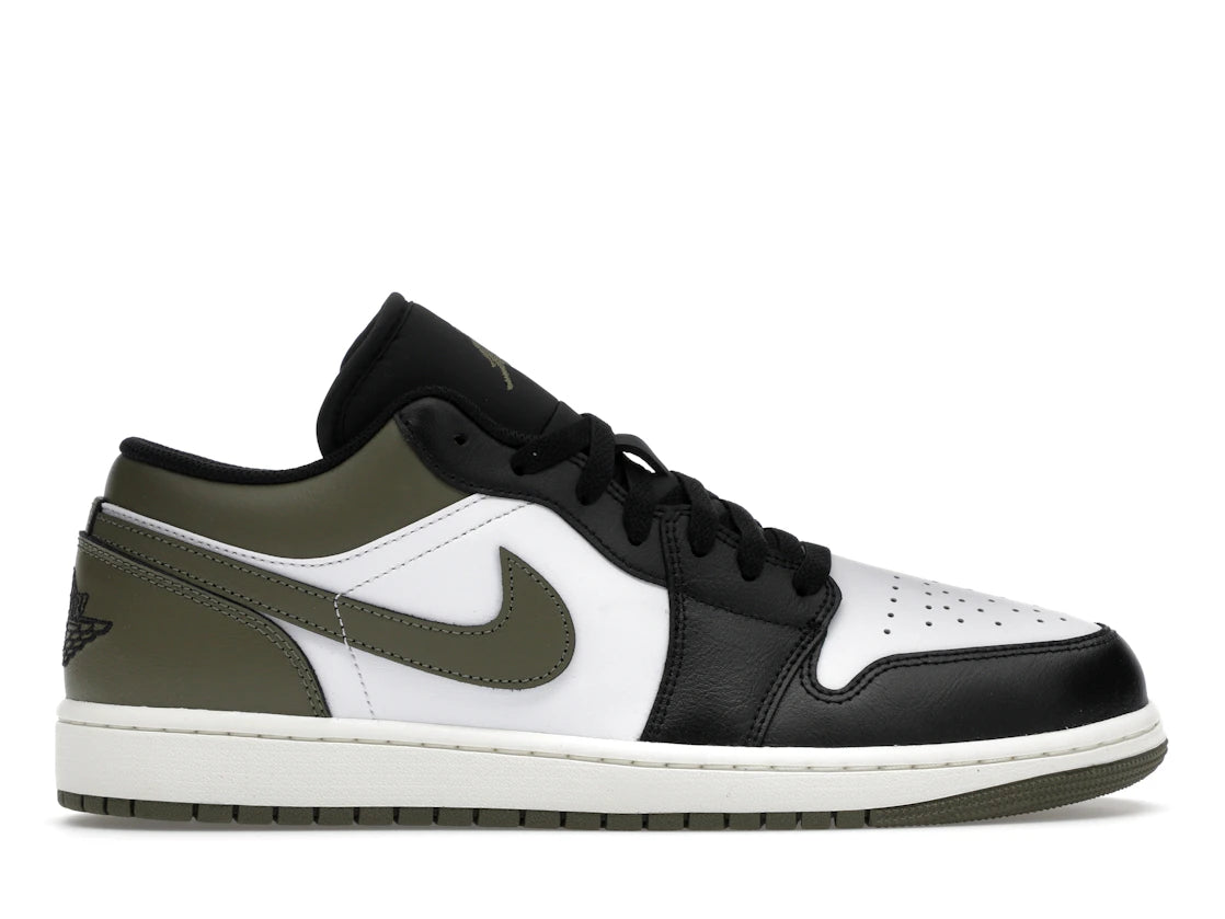 Jordan 1 Low Black Toe Medium Olive