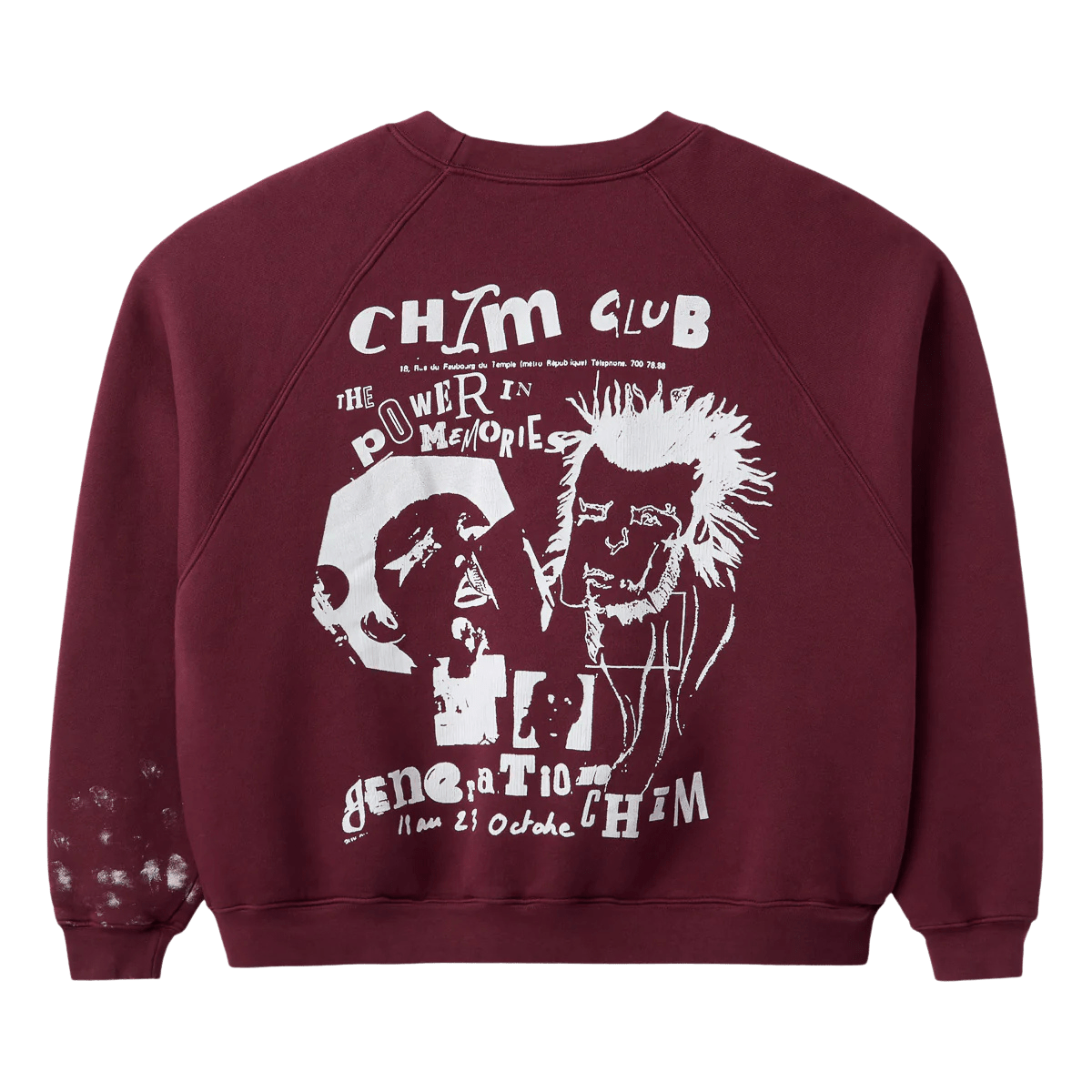 HMDD Burgundy Club Crewneck