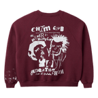 HMDD Burgundy Club Crewneck