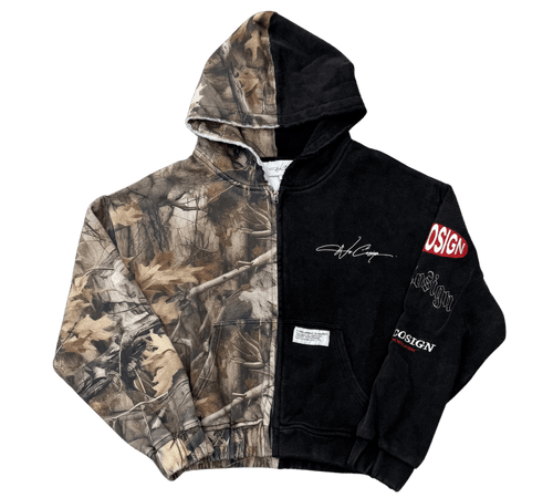 No Cosign Half There Zip-Up Hoodie