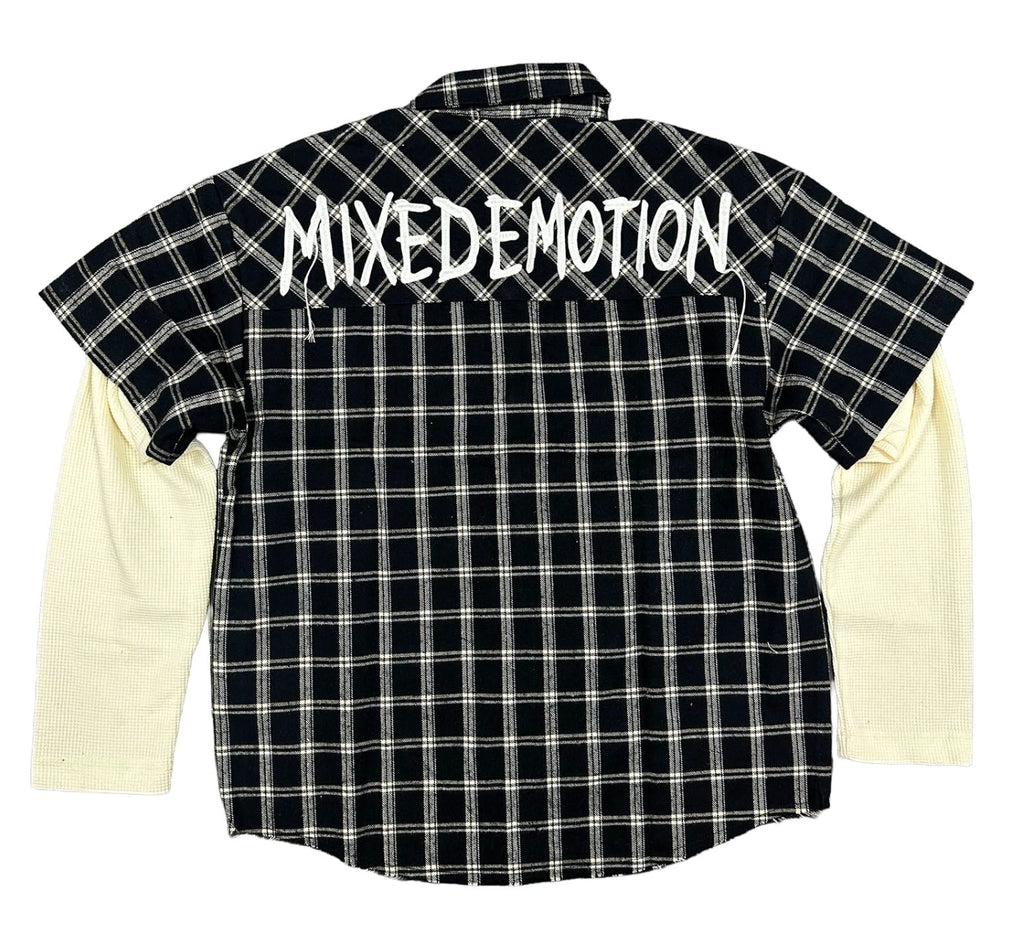 Mixed Emotions Dreams Flannel Black
