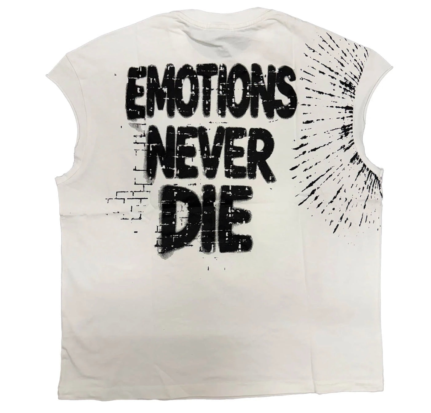 Mixed Emotion Starboy Sleeveless Tee White