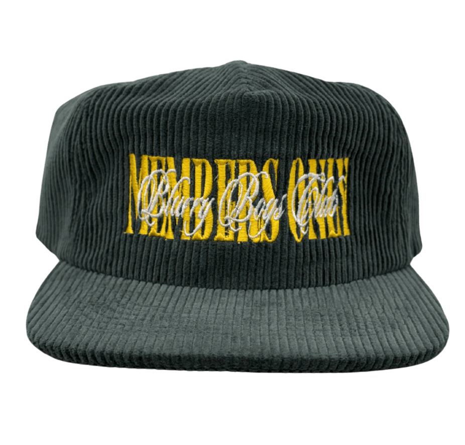 Blurry Boys Club Members Only Corduroy Hat