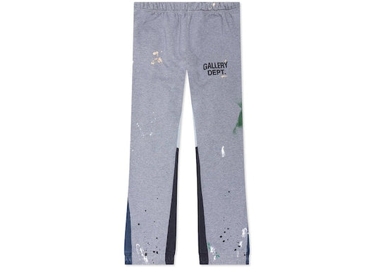 Gallery Dept. Painted Flare Sweat Pants Heather Grey