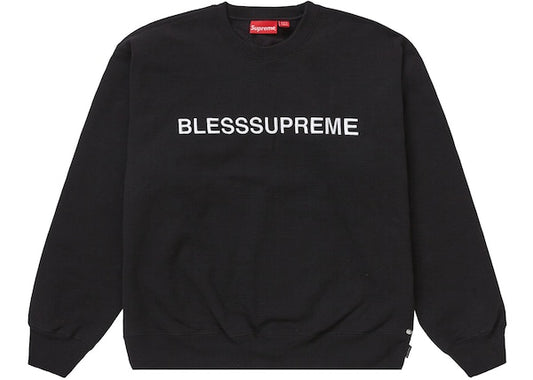 Supreme Bless Crewneck Black