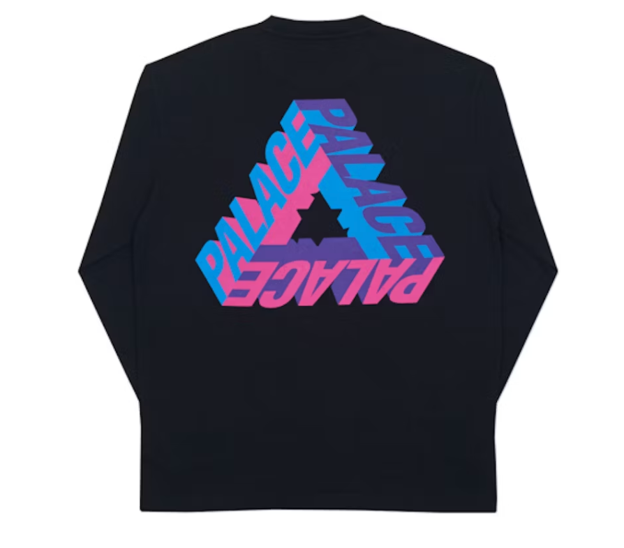 Palace P-3D Longsleeve Black