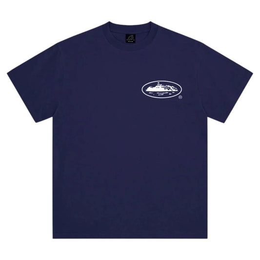 Corteiz OG Island Logo Tee Navy