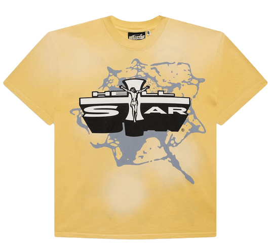 Hellstar Jesus T-Shirt Yellow