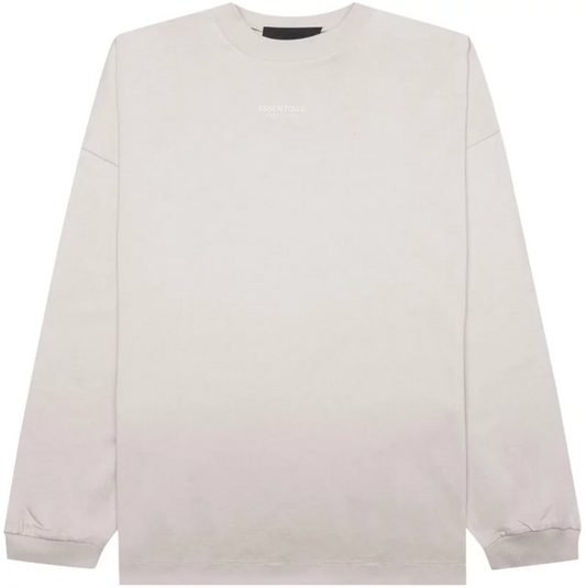 Fear of God Essentials Long-Sleeve Tee Silver Cloud