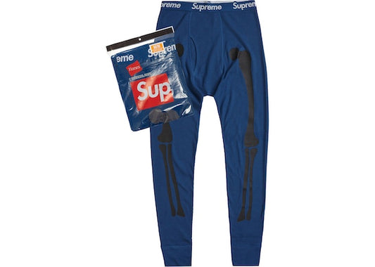 Supreme Hanes Bones Thermal Pant (1 Pack) Blue