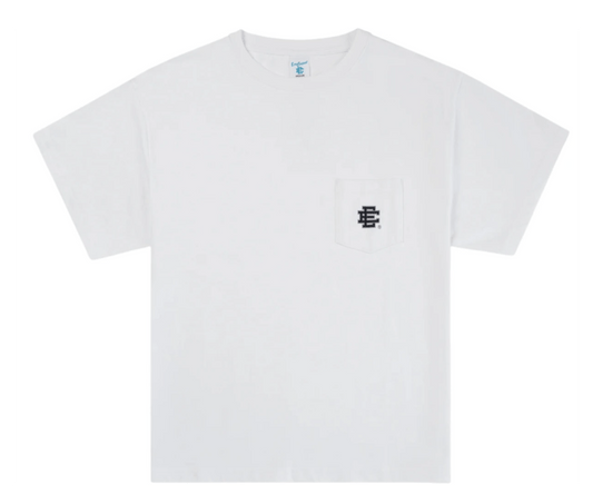 Eric Emanuel EE Basic Pocket Tee White/Black