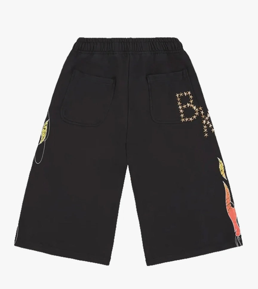 Boredom Kills Up In Flames shorts