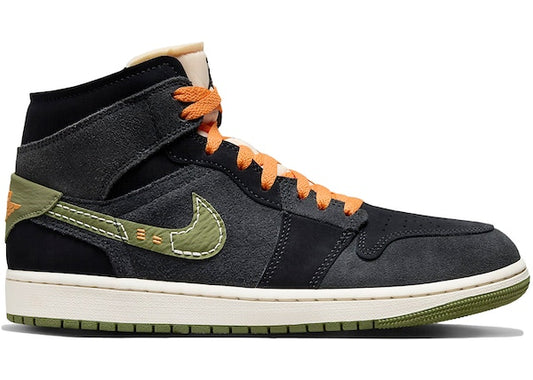 Jordan 1 Mid SE Craft Anthracite Light Olive