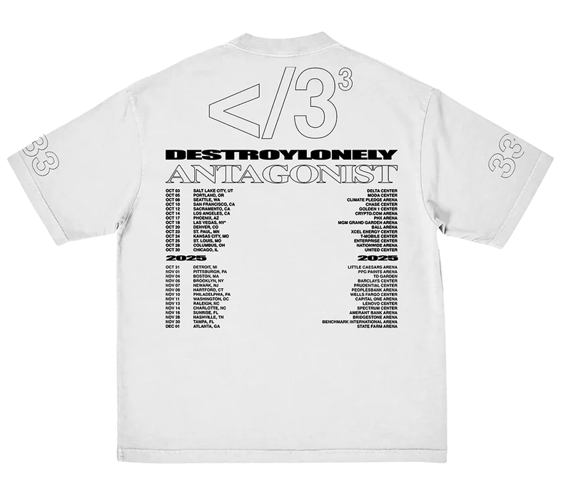 Destroy Lonely Cyber Spam Tour Tee