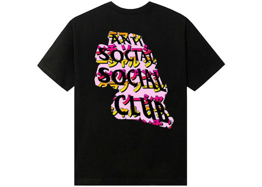 Anti Social Social Club Twisted Quickness Tee Black