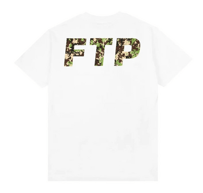 FTP Digital Camo Log Tee White