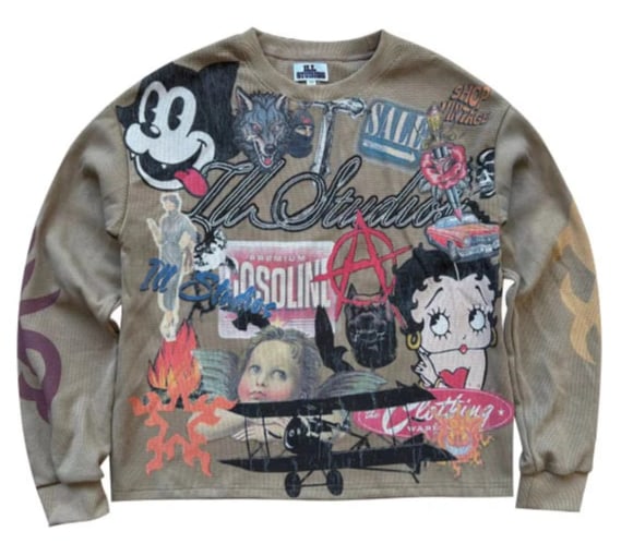 Ill Studios Thermal Long Sleeve Brown