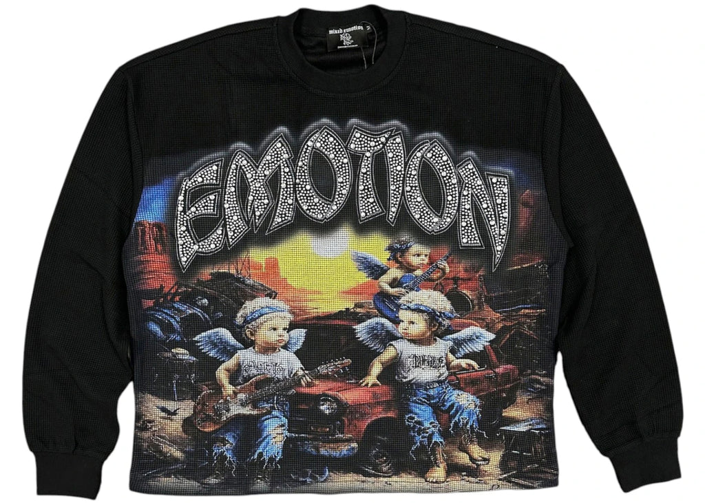 Mixed Emotions Emotion Sunrise Thermal L/S T-shirt Black
