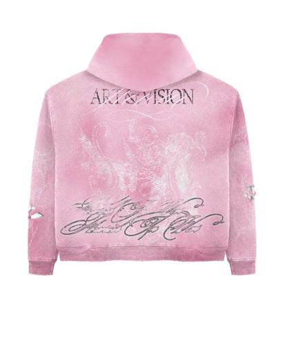 Flowar Hydrangea Zip Up Pink