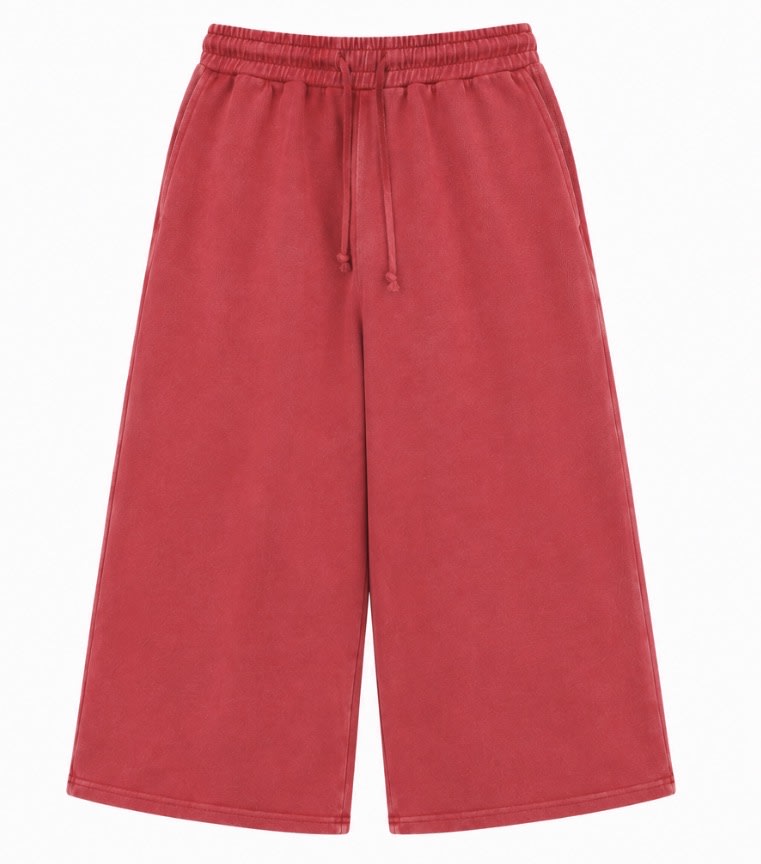 Project Arcive Red Blank 3/4 Shorts
