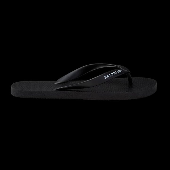 GV Gallery Raspberry Hills Black Flip Flops
