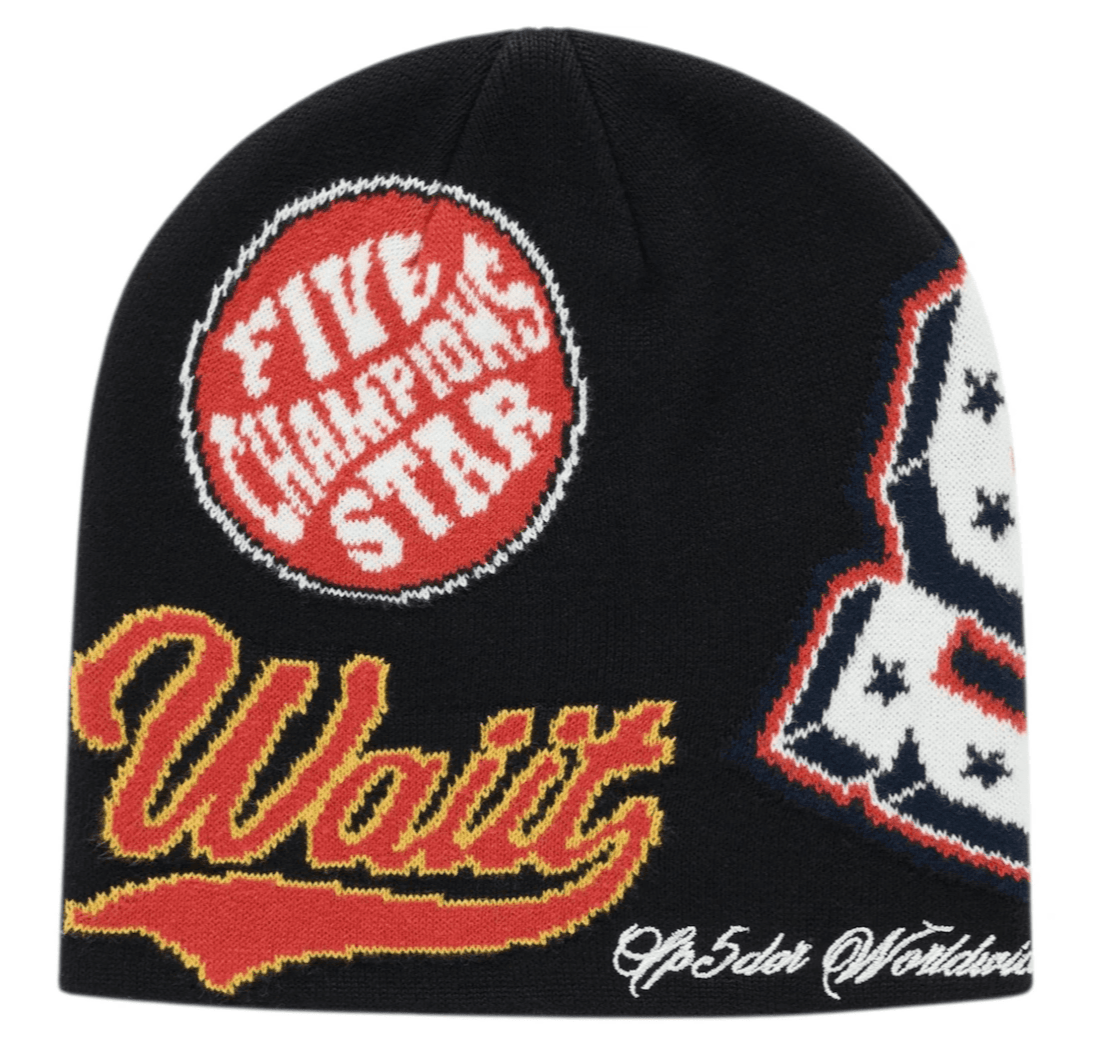 Sp5der District V Skully Beanie Black