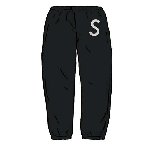 Supreme Swarovski S Logo Sweatpant Black