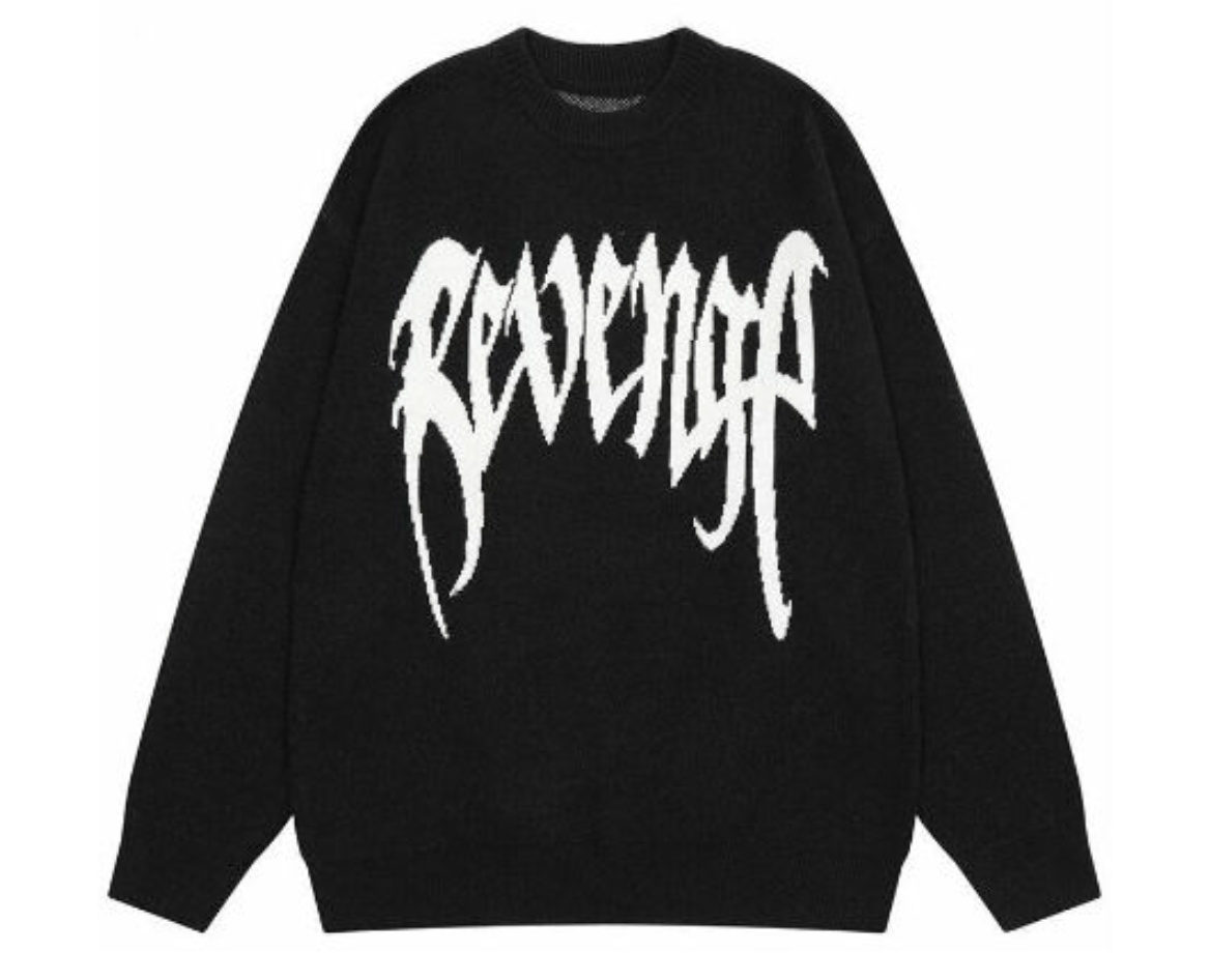 Revenge Arch Logo Knit Crewneck