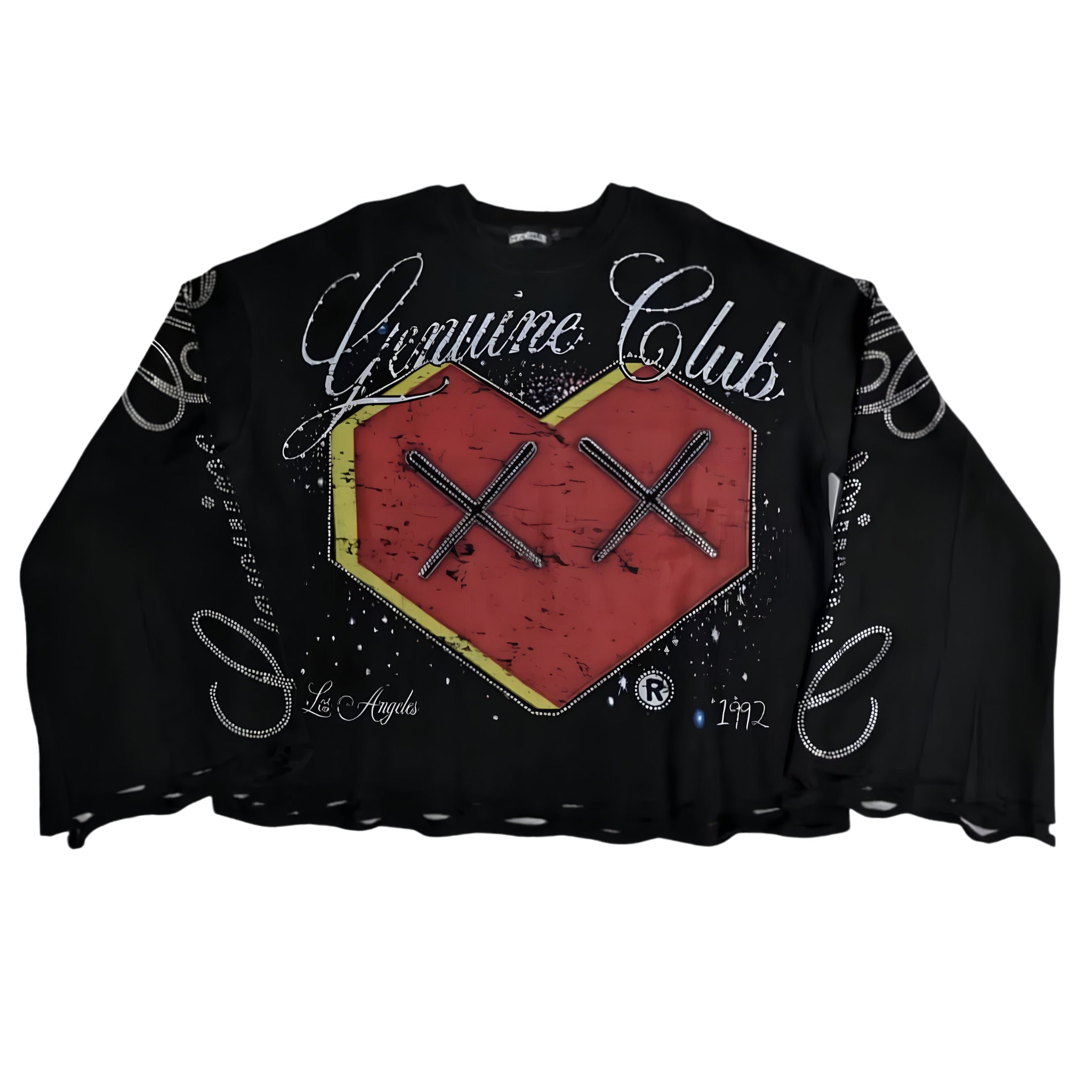 Genuine Club Black Rhinestone Thermal