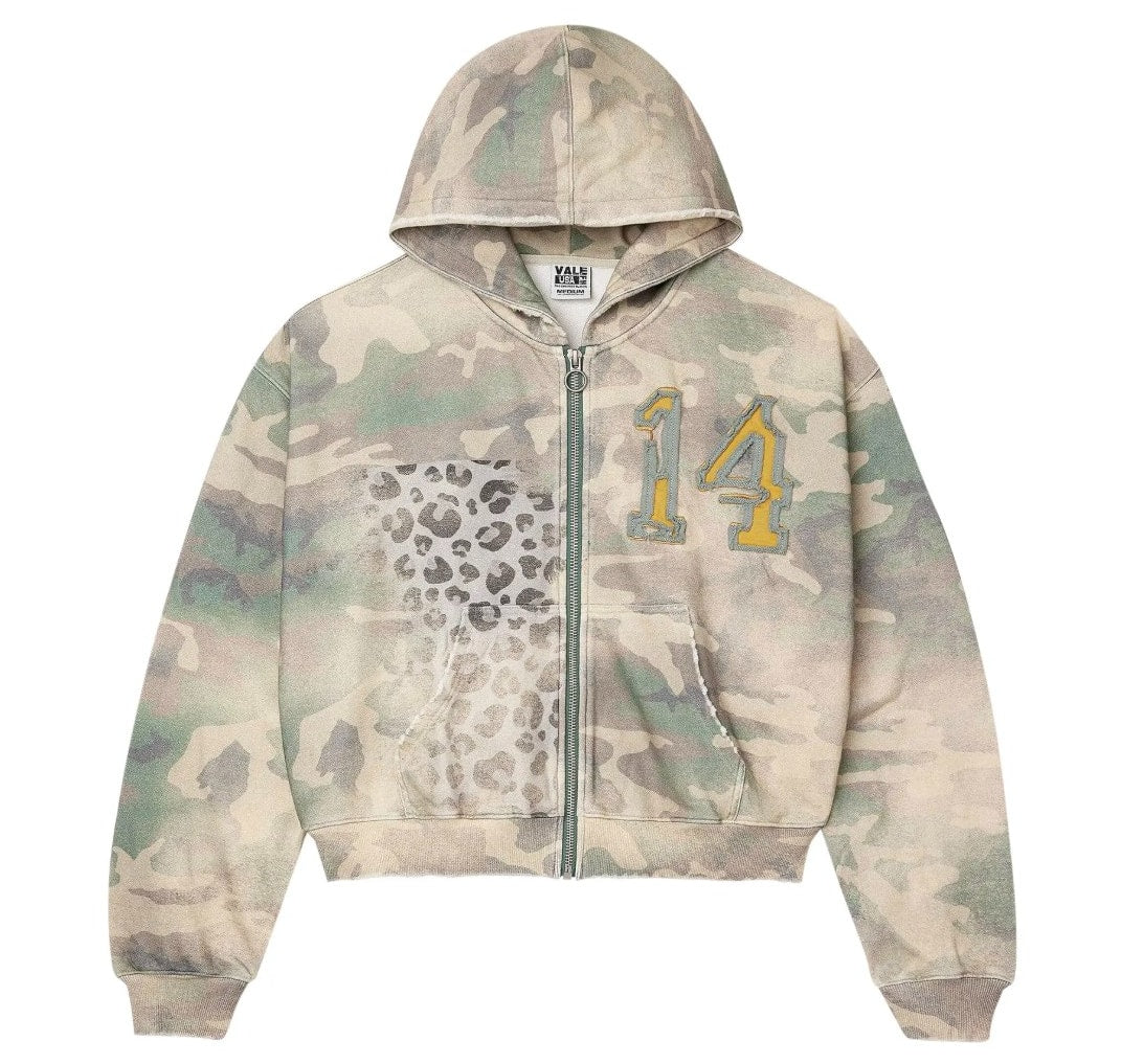 Vale Forever Cheetah Camo Zip Up Leopard/Camo