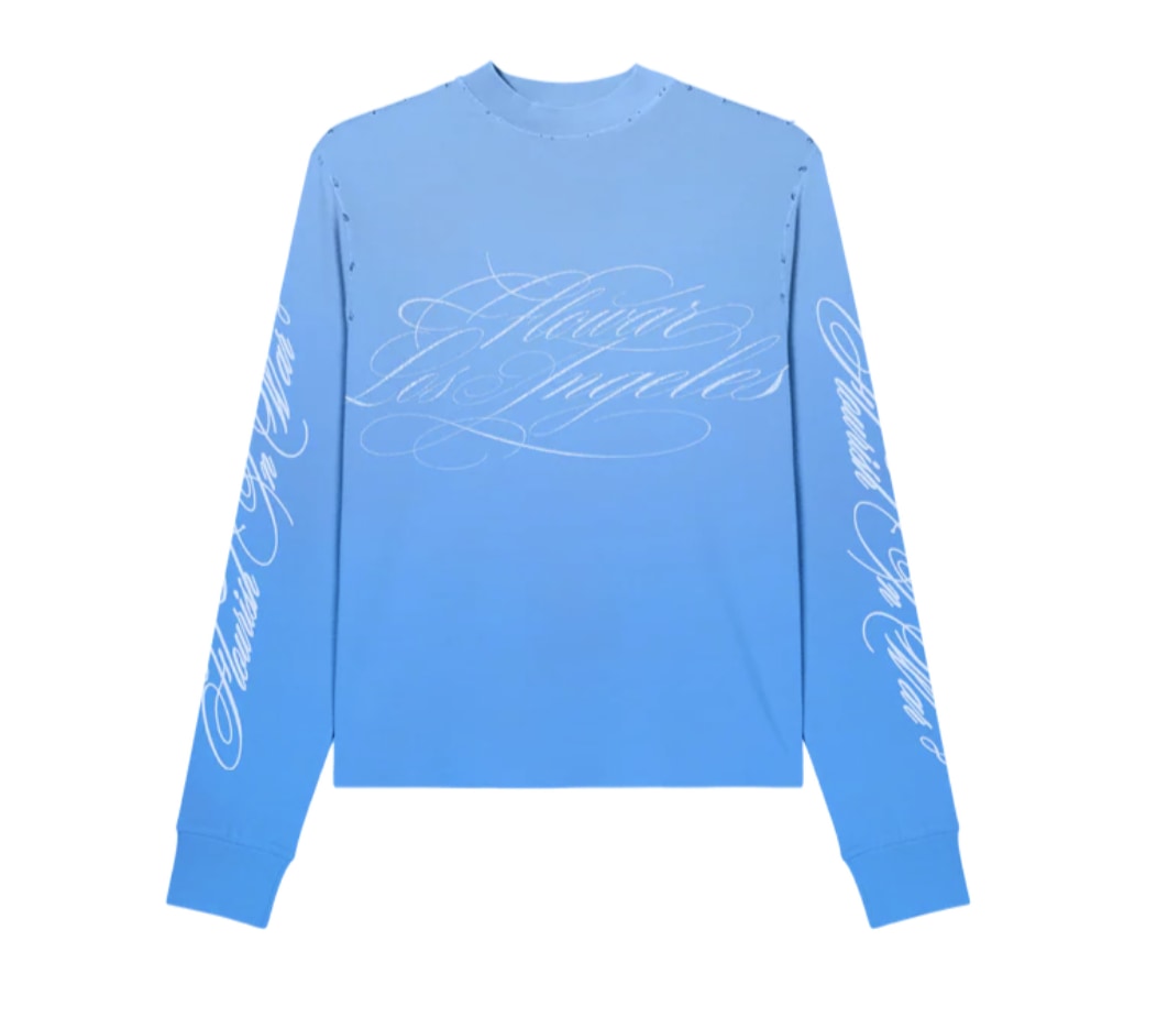 FLOWAR LONG SLEEVE (SKY BLUE)