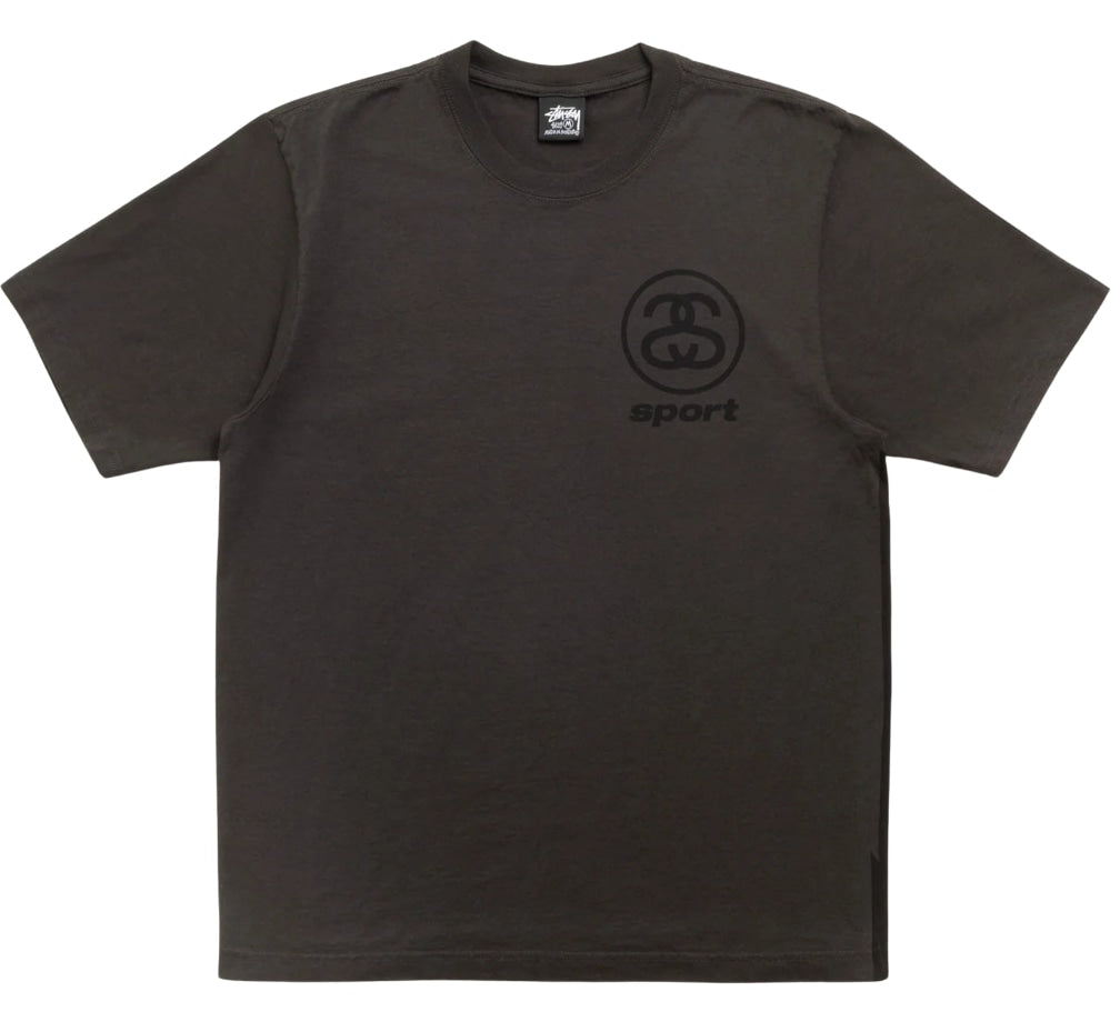 Stuusy Link Sport Tee Faded Black