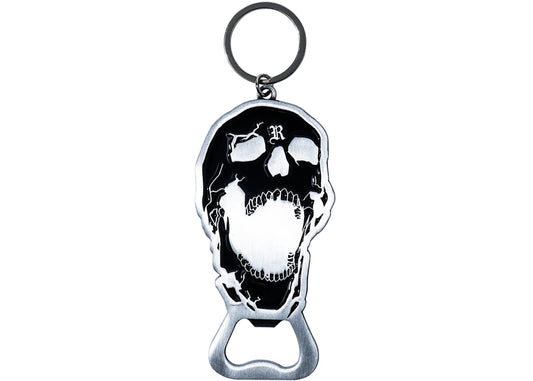Revenge Skull Bottle Opener Keychain Black