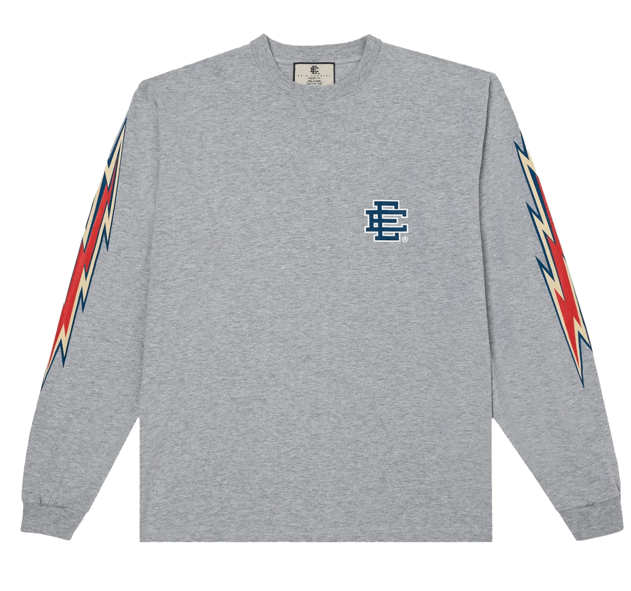 Eric Emanuel EE Long Sleeve T-Shirt Red/Navy