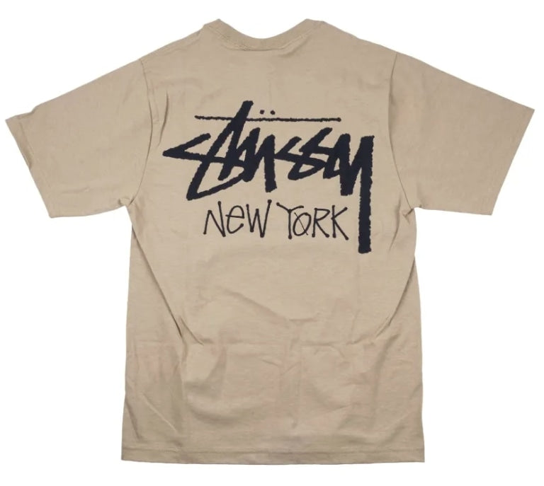 Stussy Stock New York Tee Tan