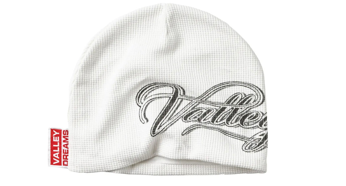 Vale Forever Cursive Beanie White