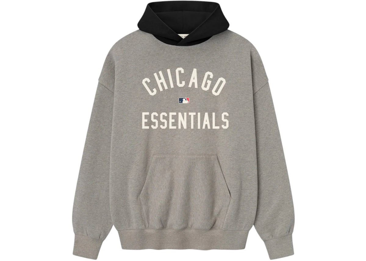 Fear of God Essentials White Sox Sport Hoodie Concrete Heather/Black