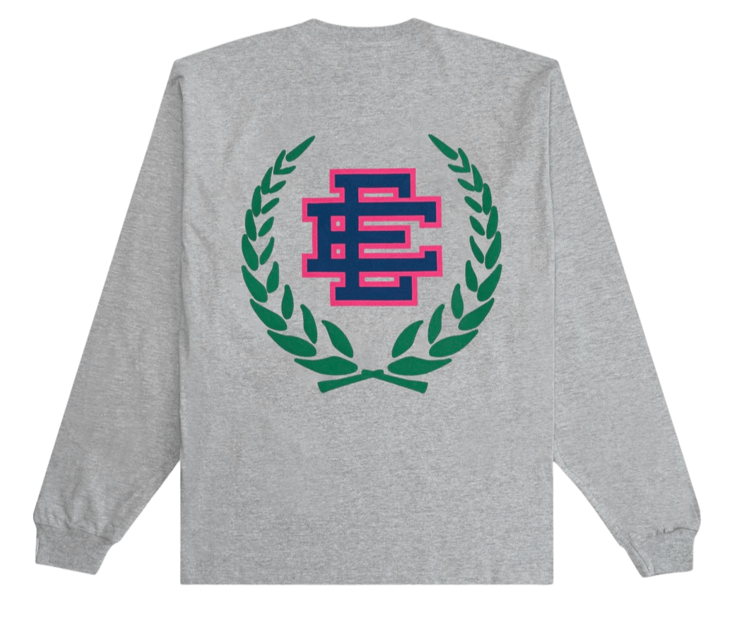 Eric Emanuel Wreath Logo L/S Grey