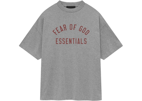 Fear of God Essentials Jersey Crewneck Tee Dark Heather