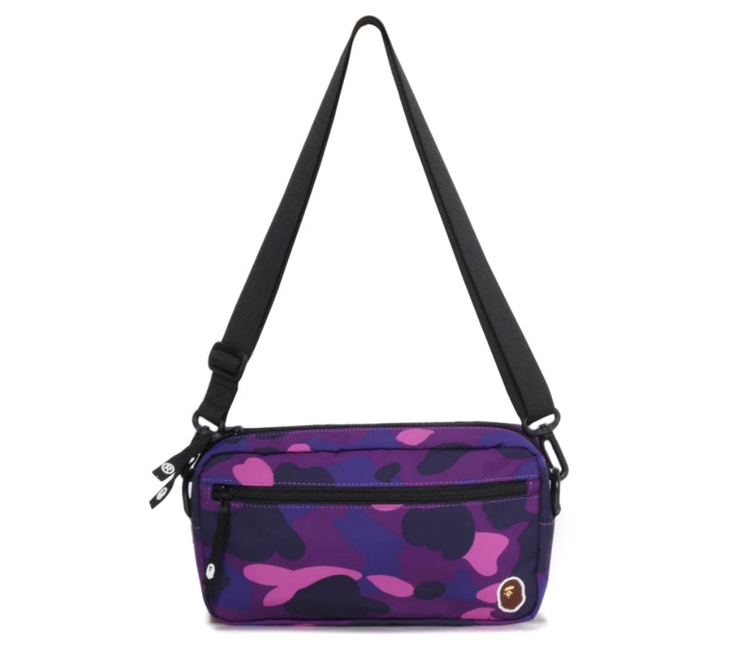 A Bathing Ape BAPE Color Camo Mini Shoulder Bag Purple