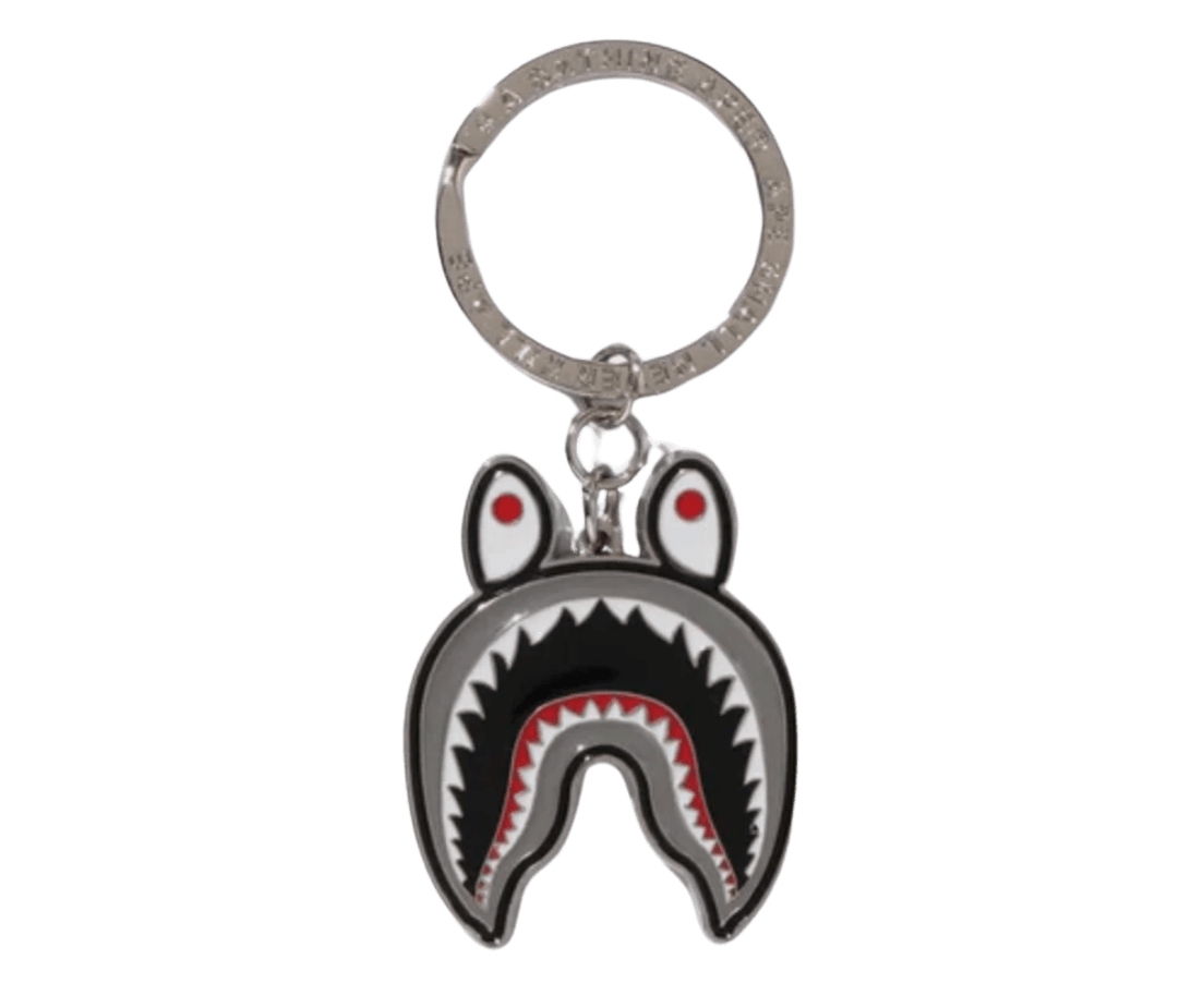 A Bathing Ape Shark Metal Keychain