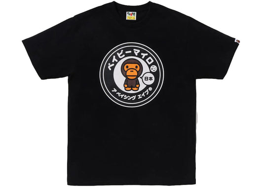 BAPE Japan Baby Milo Tee Black